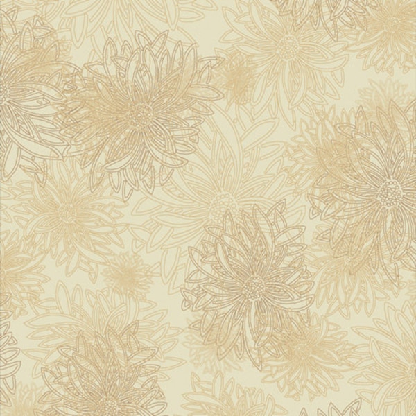 FE-504 Floral Elements, Sand Art Gallery Quilt Fabric, Choose your cut