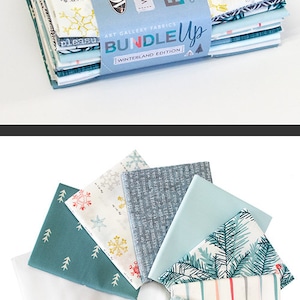 Winterland Edition 12 Fat Quarter Bundle Art Gallery Quilt Fabric, Bundle Up