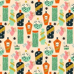 Liebe Stella Quilt Stoff Boo Kollektion, Potions Vanille Wähle deinen Schnitt