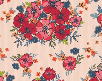 The Flower Fields, Blooming Burst Sunrise Art Gallery quiltstof, kies je snit