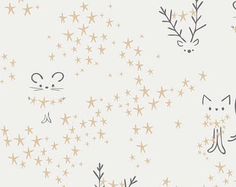 Starbright Frost from the Little Town Collection by Amy Sinibaldi, Art Gallery Fabric