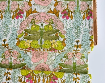 Art Gallery Quilt Fabric Spring Equinox Collection, Libellule Ascension Choose your cut