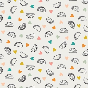 Art Gallery Fabric Day Trip Collection, Taco Love in Light, Choose your cut