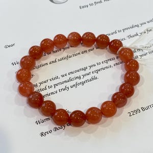Southern Red Agate bracelet: Nan Hong