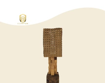 Rattan Lamp shade. Fits well in every night stand size and shape