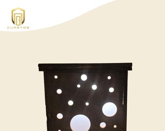 Celestial Table Lamp. Enhance Bedroom Ambience. 14cm Cube