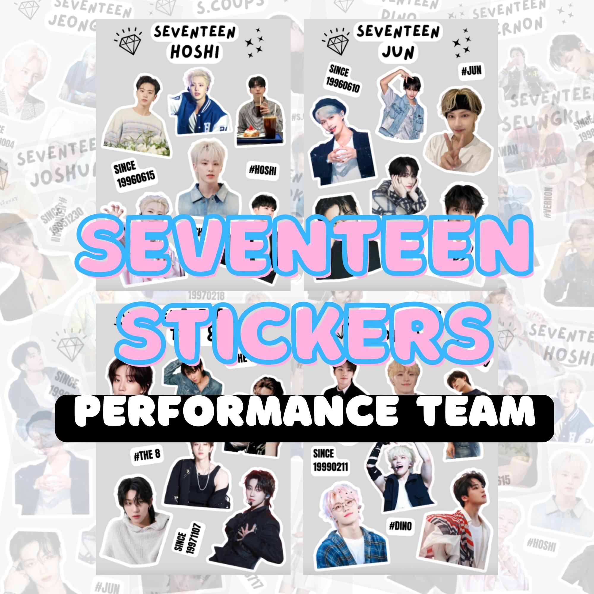 Dino Seventeen Stickers - Etsy