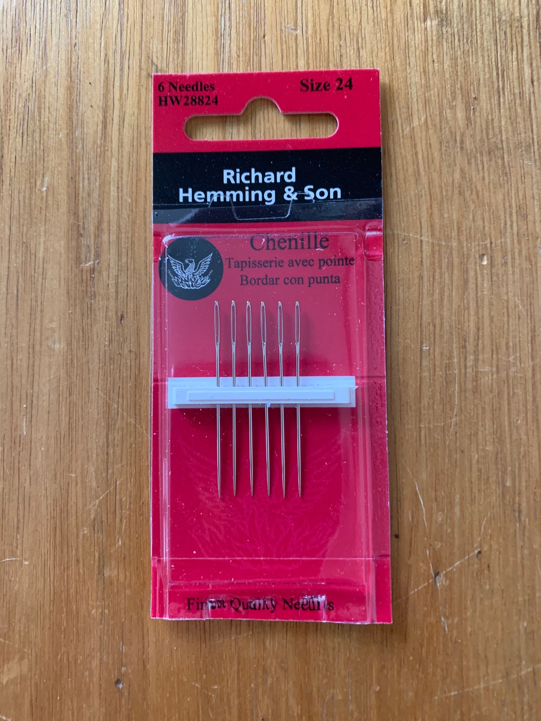 Chenille Hand Needles Size 24 Richard Hemming & Sons Etsy