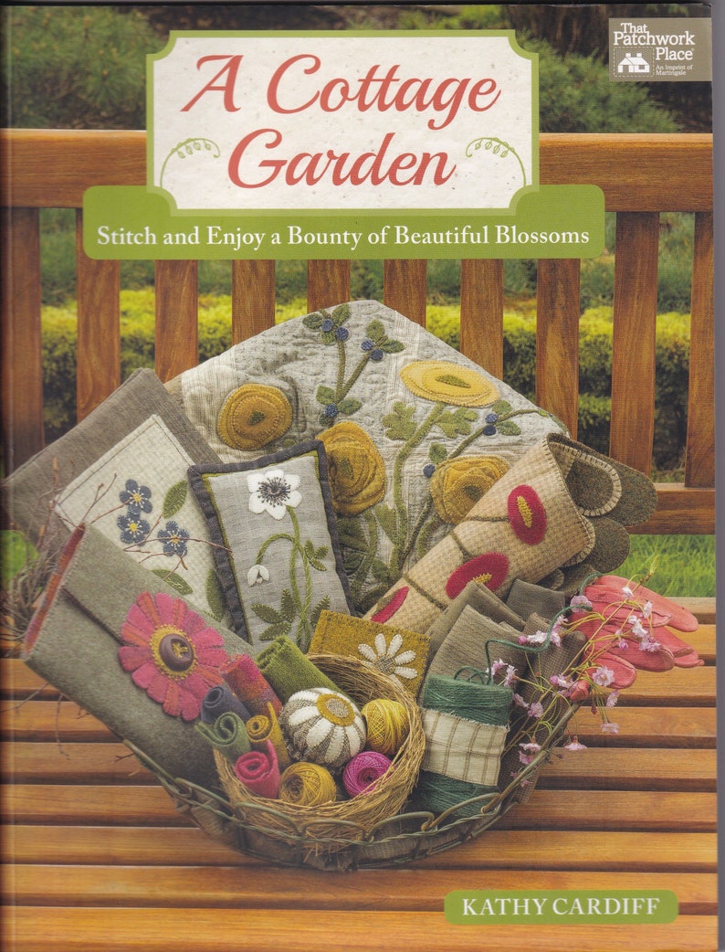 A Cottage Garden book by Kathy Cardiff Etsy
