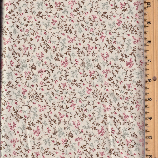 Kate's Garden Gate by Betsy Chutchian for Moda,  'Tiny Bramble'  3164511  Cream