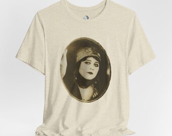 Theda Bara T-Shirt: Silent Film Star Art, Vintage Hollywood Tee