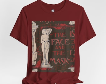 Vintage Gothic Literary Tee - Duality & Identity Art Shirt