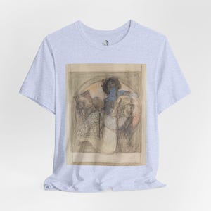 Alphonse Mucha Art Tee - 1890s Art Nouveau Design Vintage T-Shirt