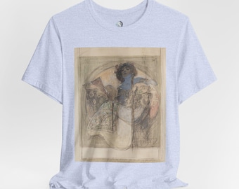 Alphonse Mucha Art Tee - 1890s Art Nouveau Design Vintage T-Shirt