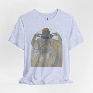 Alphonse Mucha&#39;s Daughter - Art Tee - 1890s Art Nouveau Design Vintage T-Shirt