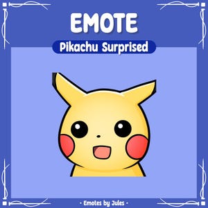 PIKACHU SURPRISE EMOTE | Twitch | Discord | YouTube | Streaming