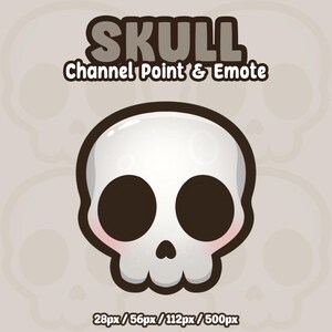 SKULL CHANNEL POINT | Twitch | Discord | YouTube | Streaming