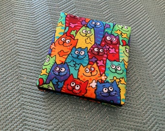 Magic Wallet, Happy Cats Magic Wallet, Mini Wallet, Pocket size wallet, Rainbow Cat Wallet