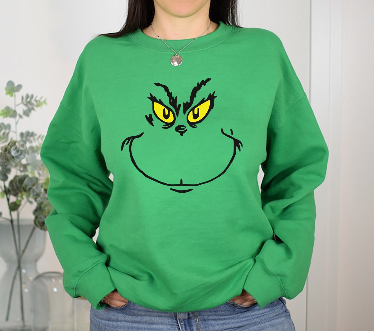 Grinch Sweatshirts - Etsy