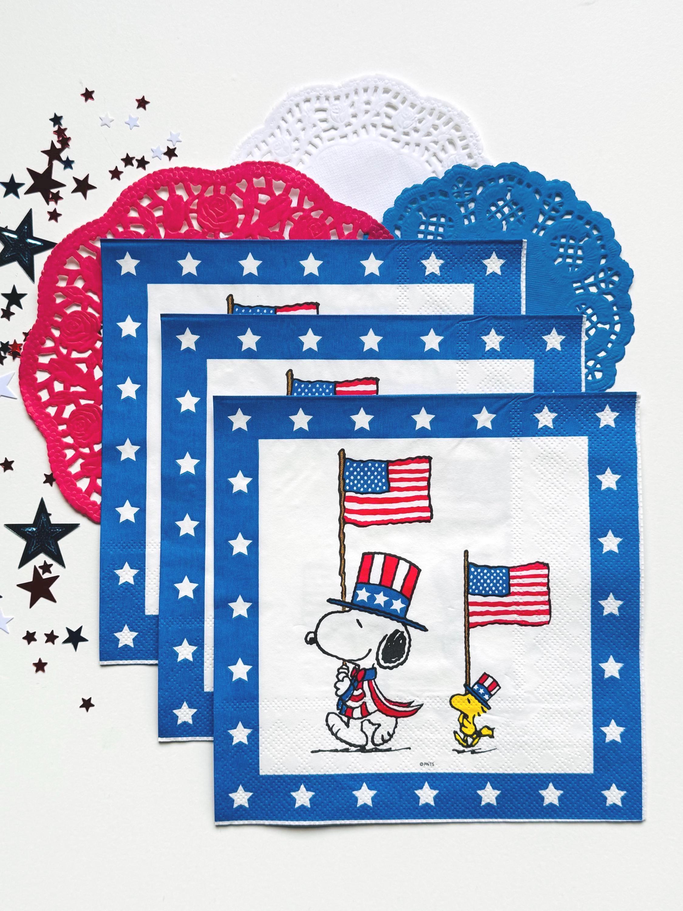 4 Snoopy Cards - Etsy