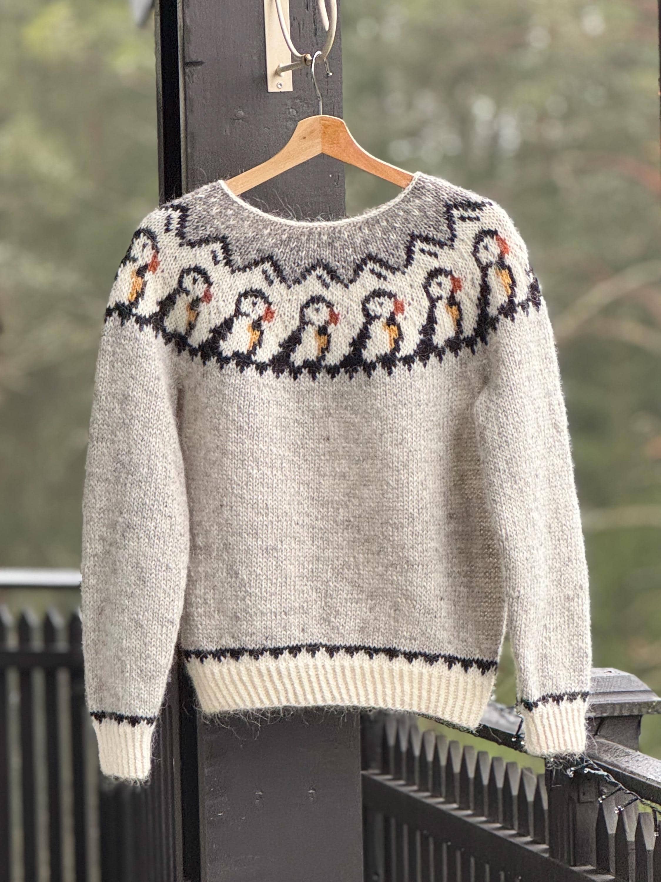 Puffin sweater - Etsy 日本