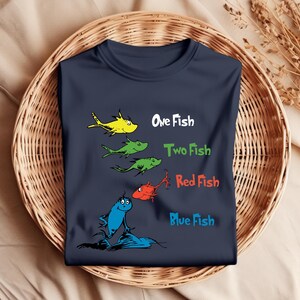 One Fish Two Fish Cotton Shirt: Teacher Costume, Group Party Tee image 5