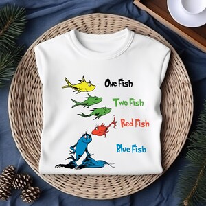 One Fish Two Fish Cotton Shirt: Teacher Costume, Group Party Tee image 8