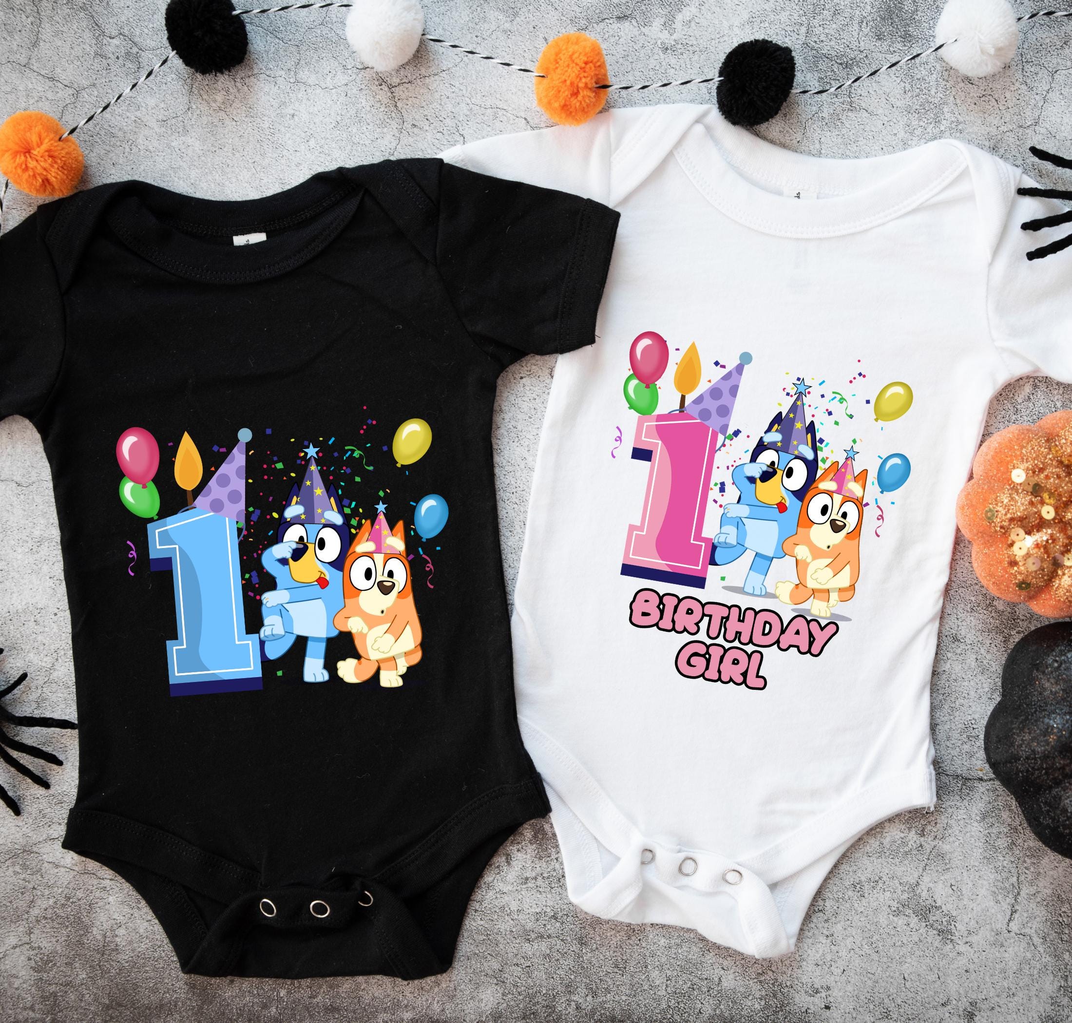 Blue Birthday Family Matching Shirt – DTF Print