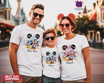 Custom Family Disney 2026 Trip Shirt: Mickey Minnie Disneyland Vacation Tee