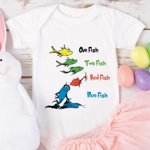 One Fish Two Fish Shirt, Red fish Blue fish shirt, Teacher Funny Shirts, Daycare Teacher Costumes, Group Party Outfits, Matching Party Tee, 100 Days School Shirt,Teacher Life, Reading Friends Dr. Seuss Shirt,Dr Seuss Shirt