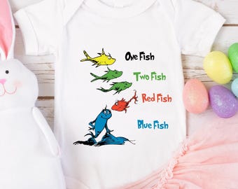 Camisa de algodón "Un pez, dos peces": disfraz de profesor, camiseta para fiesta grupal