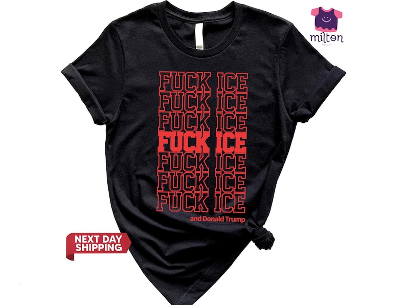Abolish Ice Shirt, T-shirt Fuck Ice, Anti-Trump, T-shirt anti manifestation contre la GLACE, T-shirt de déclaration politique, Militant des droits humains, Justice sociale image 2