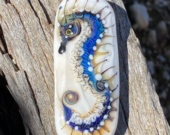 Handmade Lampwork Seahorse Dragon Glass Bead