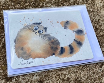 ORIGINAL Watercolour Painting Cards with Envelopes