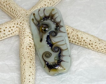 Handmade Lampwork Seahorse Dragon Glass Bead