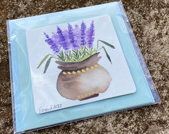 ORIGINAL Watercolour Painting Cards with Envelopes