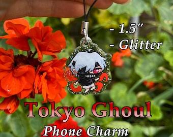 Kaneki Acryl Glitzer Charm Anhänger