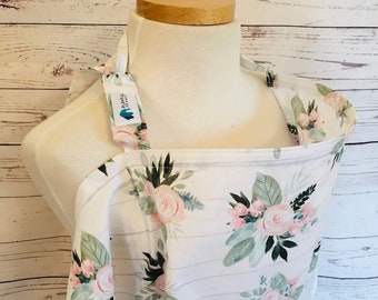 Nursing Cover, Breastfeeding Cover, Nursing Cover Up, Nursing Blanket, Nursing, Shiplap Floral