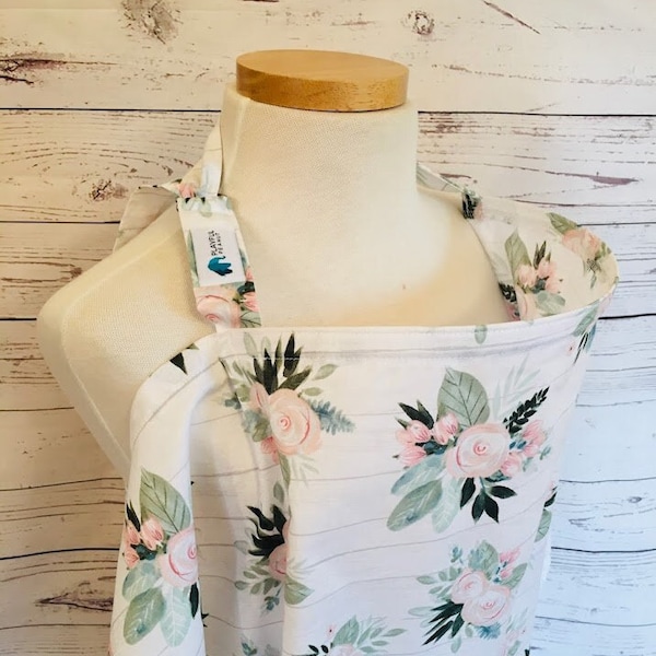 Nursing Cover, Breastfeeding Cover, Nursing Cover Up, Nursing Blanket, Nursing, Shiplap Floral