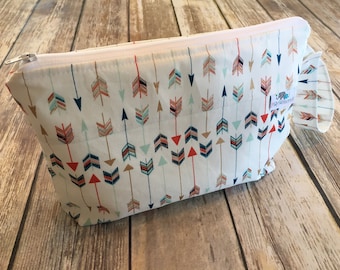 Diaper Bag, Clutch Bag, Travel Bag, Cosmetic Bay, Toiletry Bag, Water Resistant, Cloth Diaper Bag, Diaper Pouch, Nappy Holder, Mulit Arrows