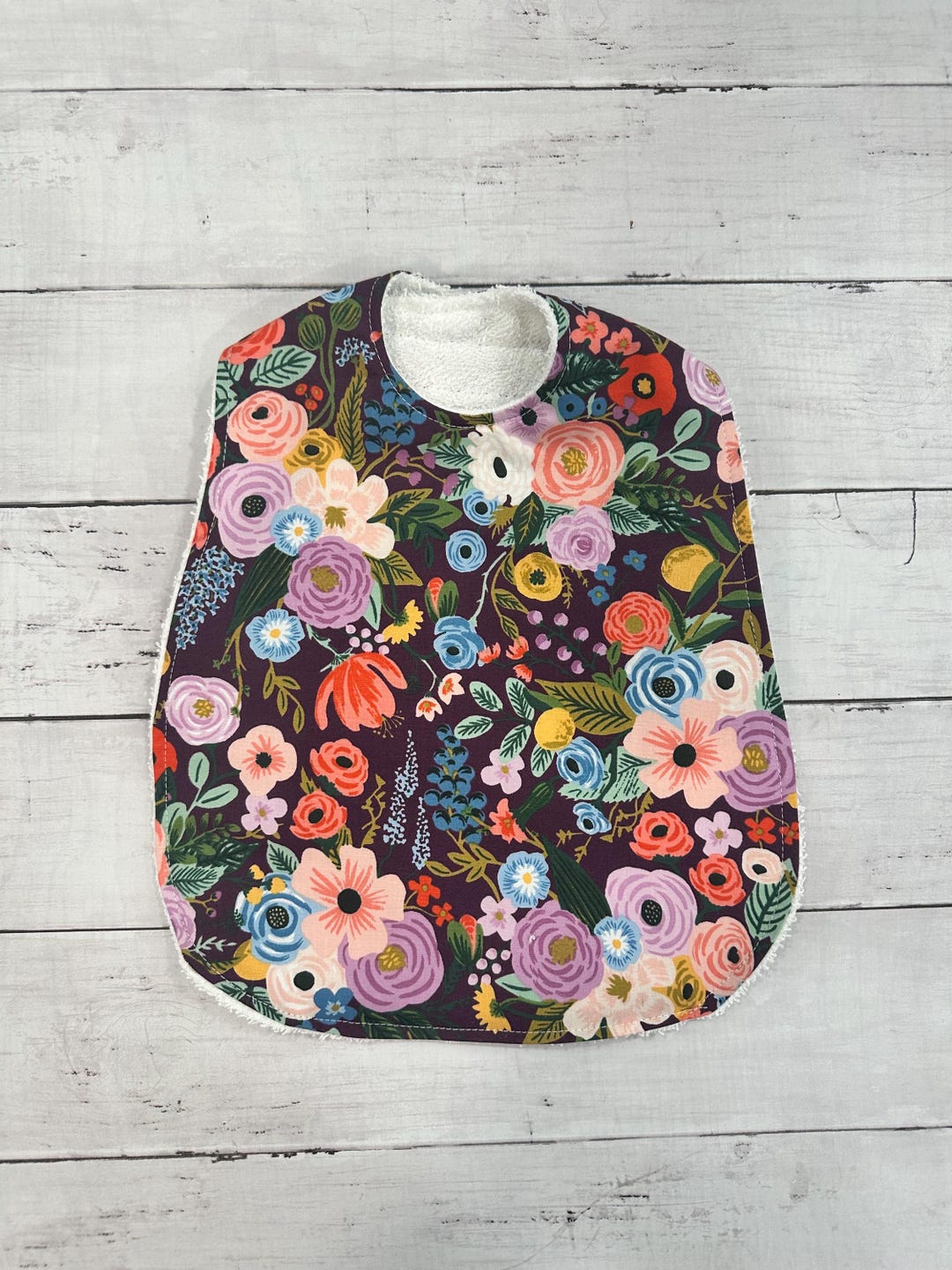 Bib, Adjustable Bib to Fit Babies to Toddlers, Absorbent Terry Cloth ...