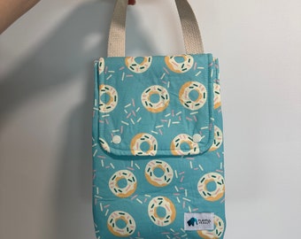 Insulated Lunch Bag | Reusable School Lunch Bag | Handmade Kids Lunch Tote | Washable Lunch Bag | Back to School Lunch Bag