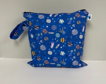 Wet Bag, Heat Sealed Wet Bag, Cloth Diaper Bag, Travel Bag, Toiletry Bag, Makeup Bag, Gym Bag, Cosmetic Bag, Neutral Wet Bag, Reusable Bag