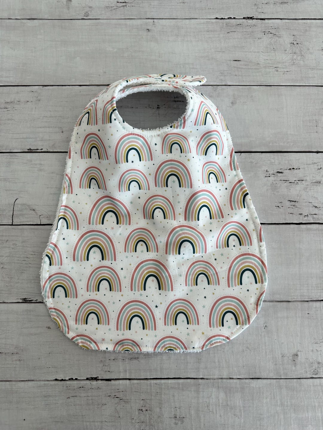 Bib, Adjustable Bib to Fit Babies to Toddlers, Absorbent Terry Cloth ...