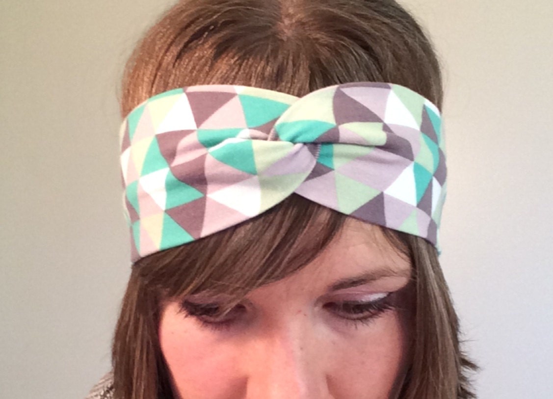 Headband Cotton Headband Stretchy Headband Twist Headband Etsy