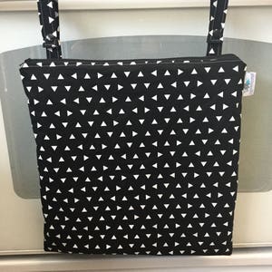 Reusable Wet Bag, Heat Sealed and Waterproof, Perfect for the pool, beach, gym, travel, diapers and more Multiple Sizes and Style Available image 7