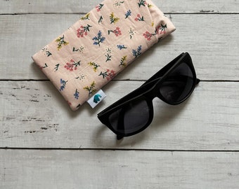 Sunnies Case, Eyeglasses Case, Sunglasses Case, Soft Glasses Case, Fabric Glasses Case, Travel Glass Case, Rifle Paper Co Glasses Case