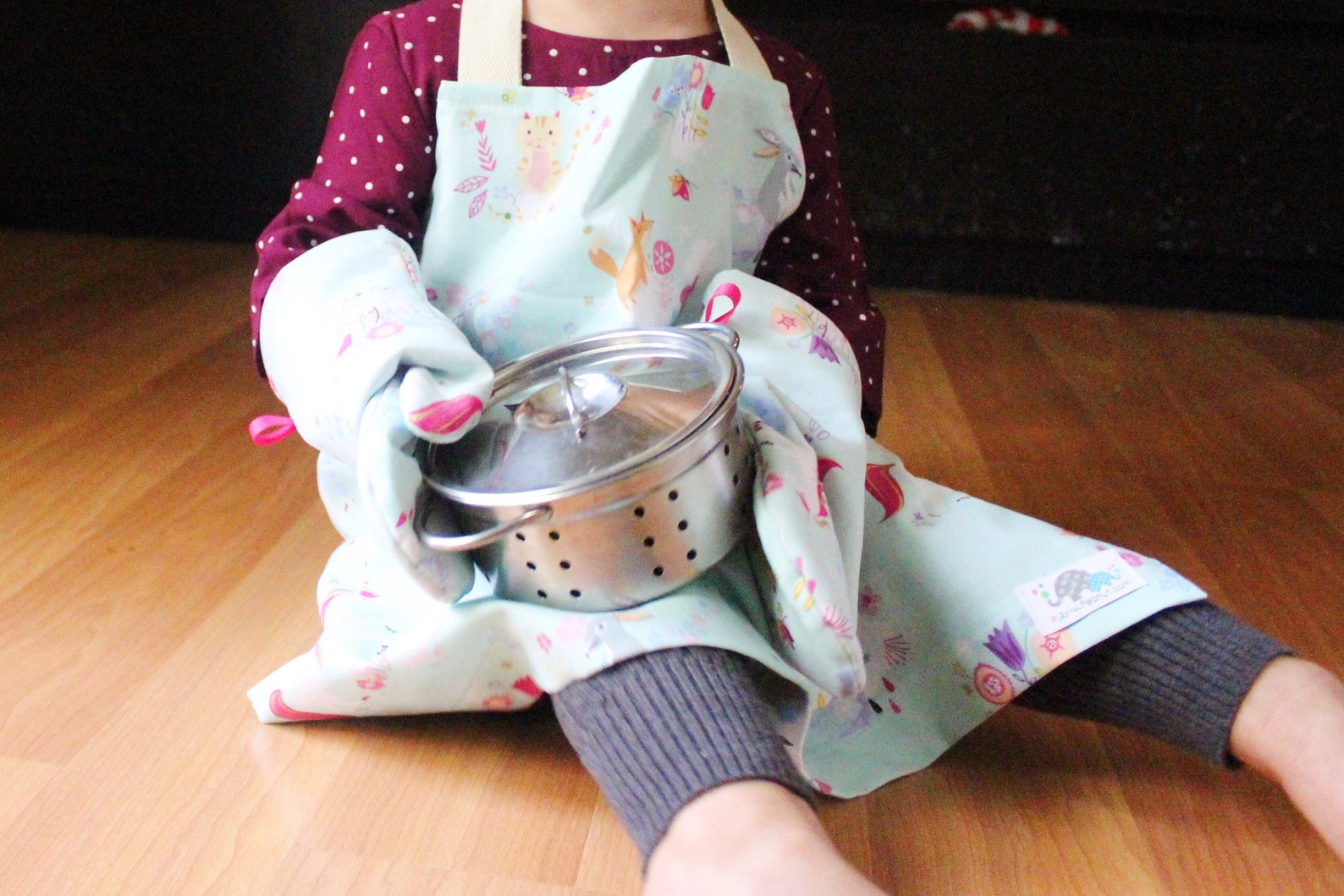 Toddler Apron Play Apron Child Apron Play Oven Mitts Etsy