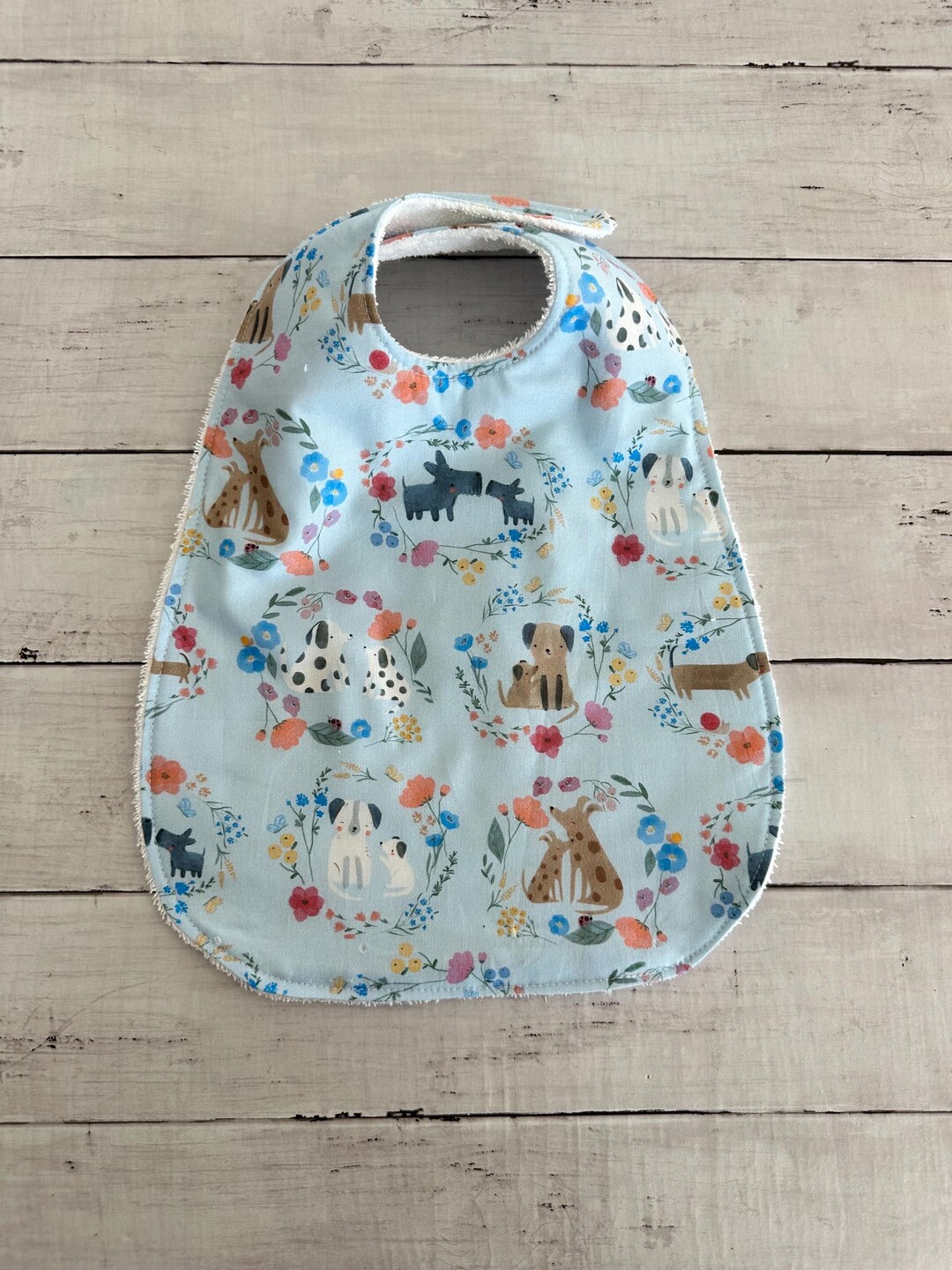 Bib, Adjustable Bib to Fit Babies to Toddlers, Absorbent Terry Cloth ...