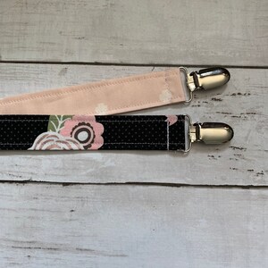 Soother Clip Floral Soother Clip Pacifier Clip Fabric Soother Clip Dummy Clip Soo String Binky Holder Binky Clip Soother Strap